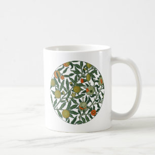 William Morris Pomegranate Blue Colourful Wallpape Coffee Mug