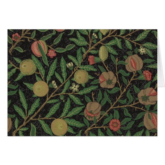 William Morris Pomegranate Classic Fruit (Front Horizontal)