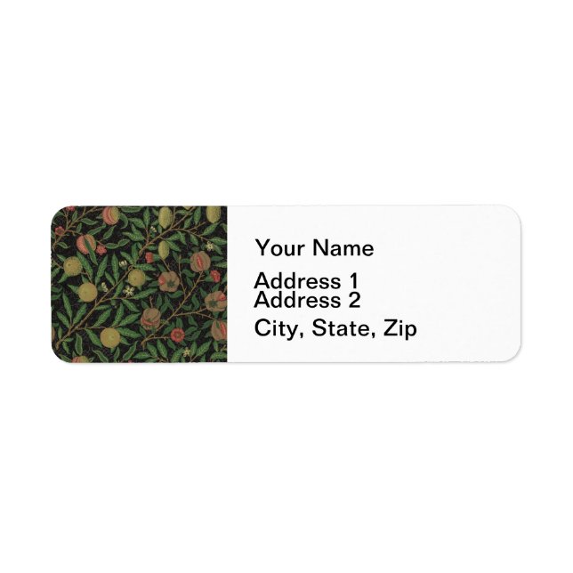 William Morris Pomegranate Classic Fruit (Front)