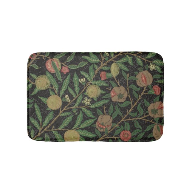 William Morris Pomegranate Classic Fruit Bath Mat (Front)