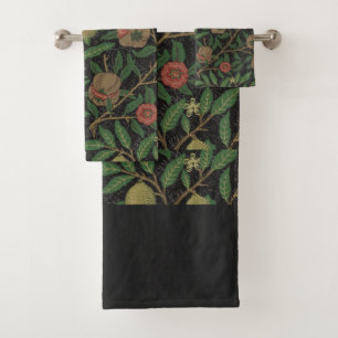 William Morris Pomegranate Classic Fruit Bath Towel Set