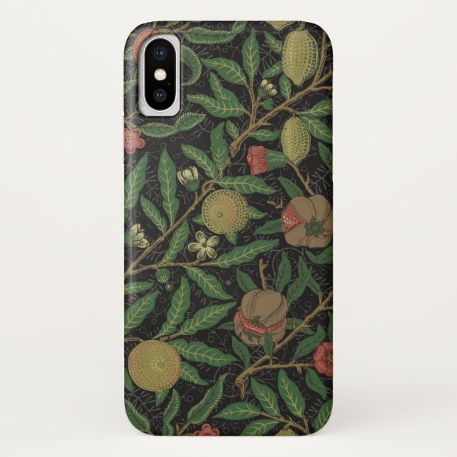 William Morris Pomegranate Classic Fruit Case-Mate iPhone Case (Back)