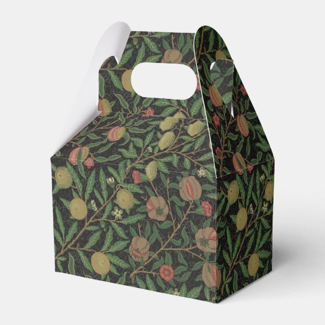William Morris Pomegranate Classic Fruit Favor Box (Front Side)