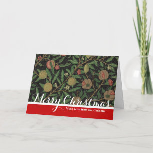 William Morris Pomegranate Classic Fruit Holiday Card