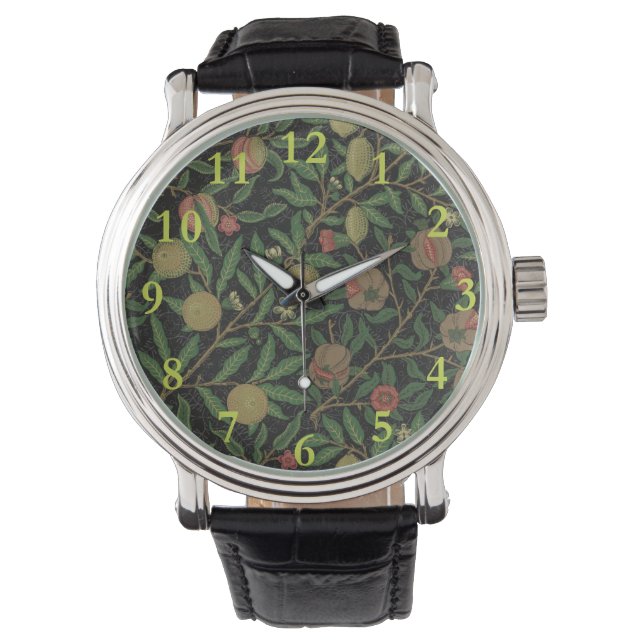 William Morris Pomegranate Classic Fruit Watch (Front)