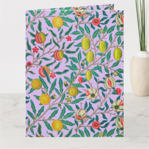 William Morris Pomegranate In Violet Card