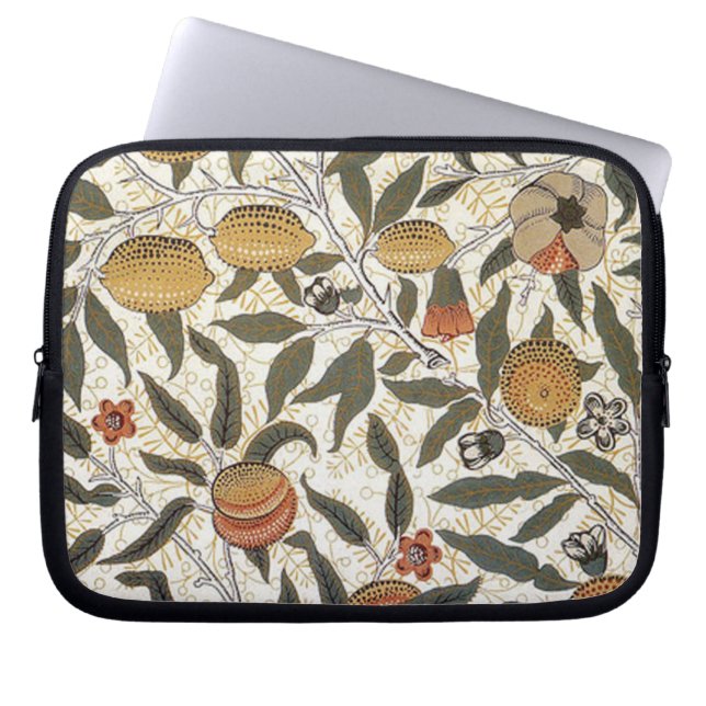 William Morris Pomegranate Laptop Sleeve (Front)