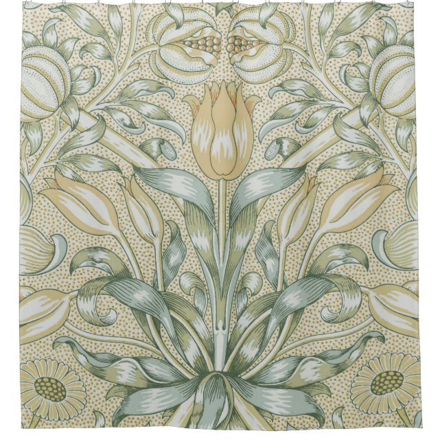 William Morris Pomegranate Pattern Antique Lily  (Front)