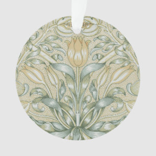 William Morris Pomegranate Pattern Antique Lily  Ornament