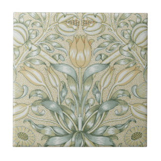 William Morris Pomegranate Pattern Antique Lily  Tile