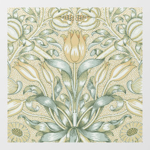 William Morris Pomegranate Pattern Antique Lily  Window Cling