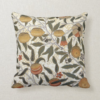 William Morris Pomegranate Throw Pillow