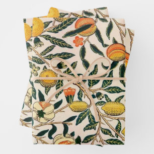 William Morris Pomegranate Wrapping Paper Sheet