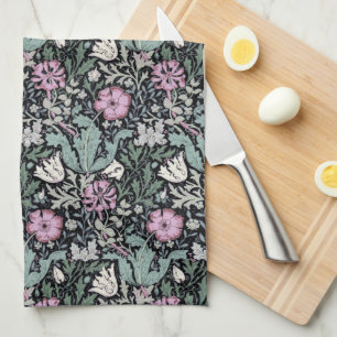 William Morris Poppy Botanical Victorian Wallpaper Kitchen Towel