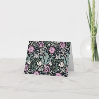 William Morris Poppy Botanical Victorian Wallpaper Note Card