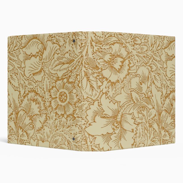William Morris Poppy Floral Wallpaper Binder (Background)