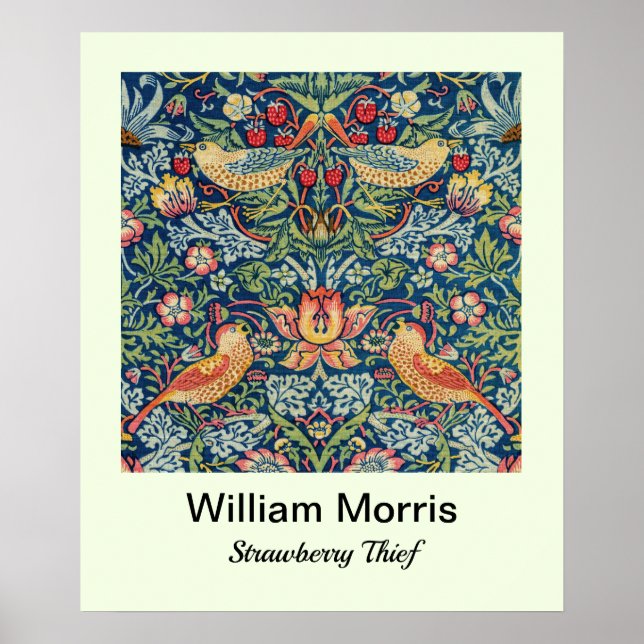 William Morris - Poster du voleur de fraises (Devant)