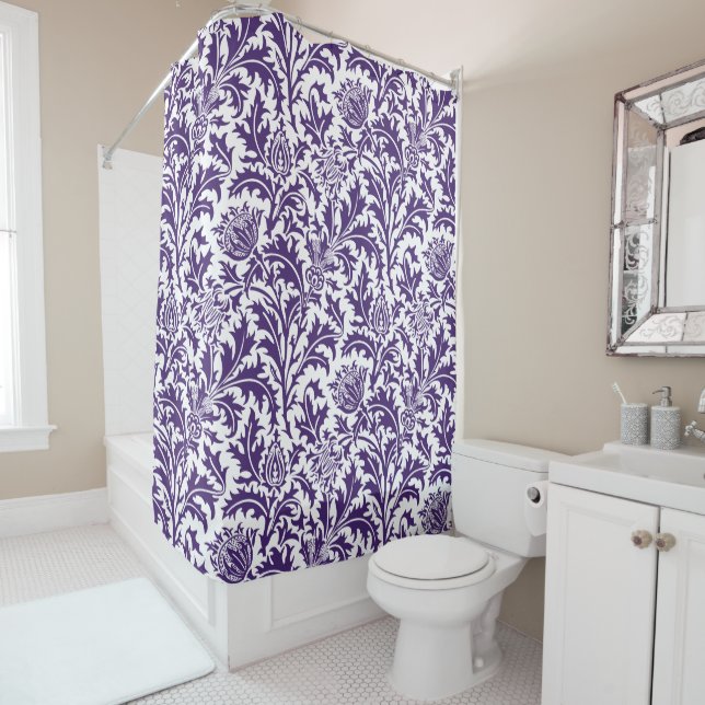 William Morris Purpland White Thistle Custom (In Situ)