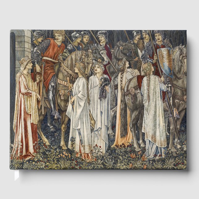 William Morris Quest for Holy Grail:Shield Forest Guest Book (Front)