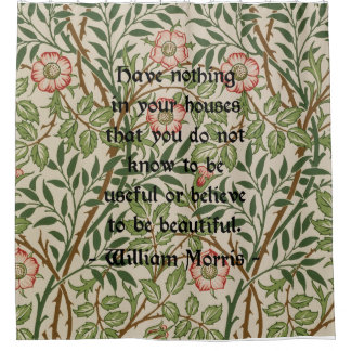 William Morris Quotation on Floral Pattern