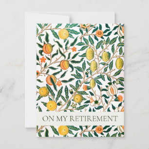 WILLIAM MORRIS RETIREMENT PARTY INVITATION