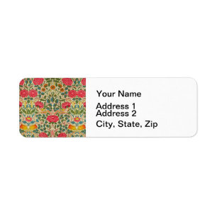 William Morris Rose Floral Chintz rose