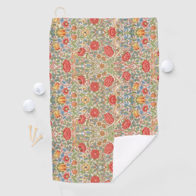 William Morris "Rose" Golf Towel (InSitu)