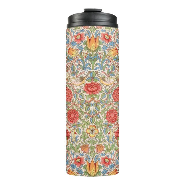 William Morris "Rose" Thermal Tumbler (Front)