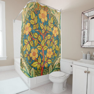 William Morris Rose Wreath: Classic Arts & Crafts 