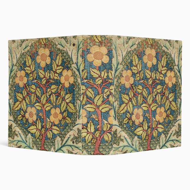 William Morris Rose Wreath Cushion Cover Classic Binder (Background)