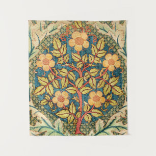 William Morris Rose Wreath Tapestry