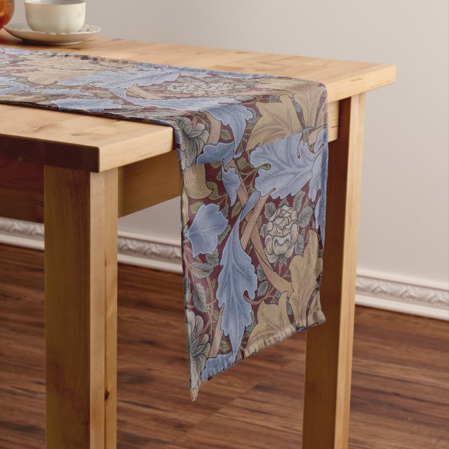 William Morris Saint James Palace Floral Pattern Long Table Runner (In Situ)