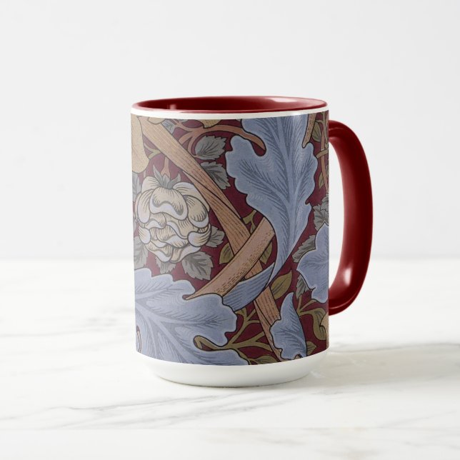 William Morris Saint James Palace Floral Pattern Mug (Front Right)