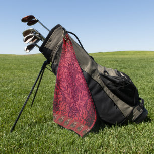William * Morris  Santa Christmas Golf Towel