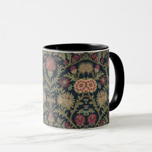 William Morris Scottish Thistle vintage floral Mug