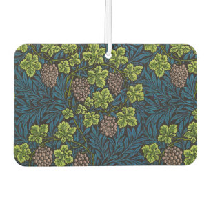 William Morris Seamless Grape Vine Black Pattern Air Freshener