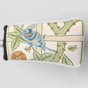 William Morris Seamless Trellis Bird Rose Pattern Golf Head Cover