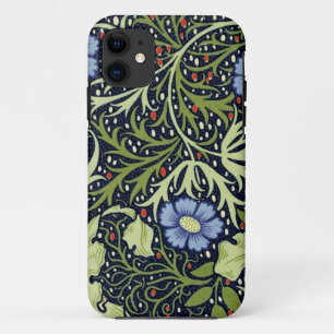 William Morris Seaweed Antique Flower iPhone 11 Case