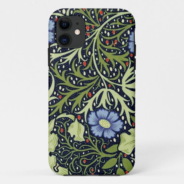 William Morris Seaweed Antique Flower Case-Mate iPhone Case (Back)