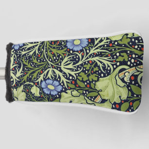 William Morris Seaweed Antique Flower Golf Head Cover