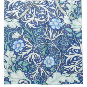 William Morris Seaweed Blue Pattern