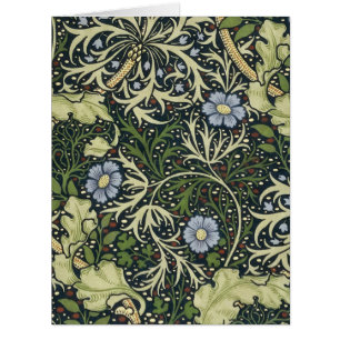 William Morris Seaweed Pattern Floral Vintage Art