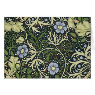 William Morris Seaweed Pattern Floral Vintage Art