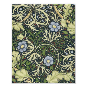 William Morris Seaweed Pattern Floral Vintage Art Photo Print