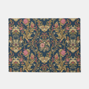 William Morris Seaweed Vintage Floral art nouveau Doormat