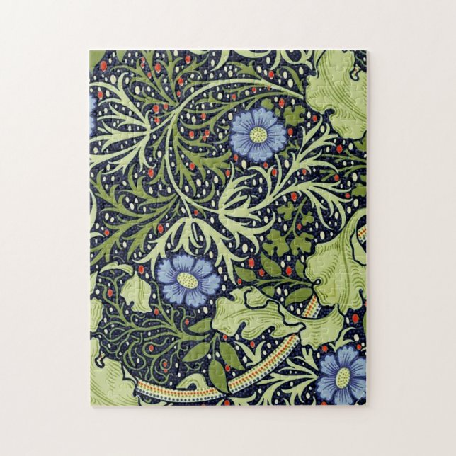 William Morris Seaweed Wallpaper Pattern  Jigsaw Puzzle (Vertical)