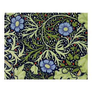 William Morris Seaweed Wallpaper Pattern Poster