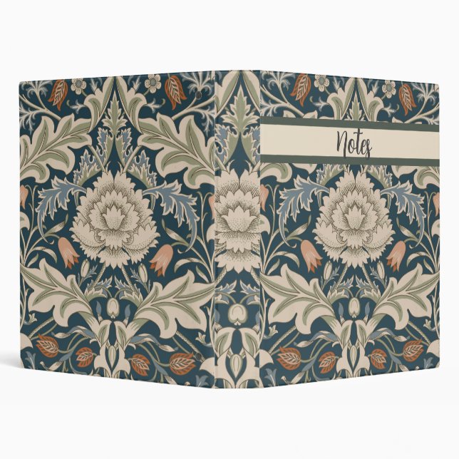 William Morris Severn Floral Garden Flower Classic Binder (Background)