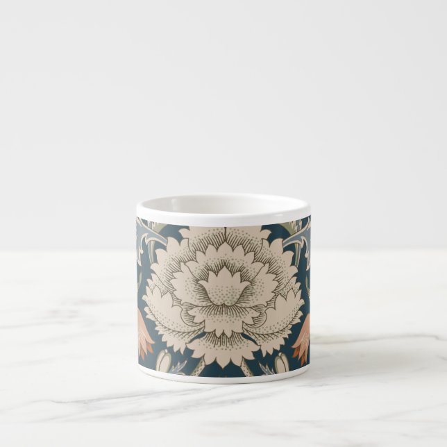 William Morris Severn Floral Garden Flower Classic Espresso Cup (Front)