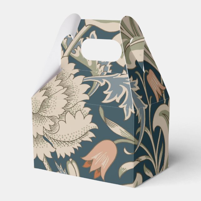 William Morris Severn Floral Garden Flower Classic Favor Box (Front Side)